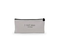 Bonamaison Estuche de Lona con Cremallera para lápices, con impresión Digital, para Escuela, Bolsa de Lona para niños, niñas, 100% algodón, Unisex, 1 Unidad, 21 x 12 cm