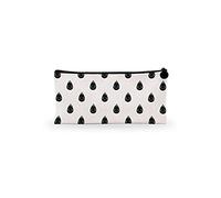 Bonamaison, Estuche de Lona con Cremallera para lápices, con impresión Digital, para Escuela, Bolsa de Lona para niños, niñas, 100% algodón, Unisex, 1 Unidad, 21 x 12 cm