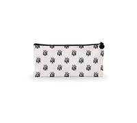 Bonamaison, Estuche de Lona con Cremallera para lápices, con impresión Digital, para Escuela, Bolsa de Lona para niños, niñas, 100% algodón, Unisex, 1 Unidad, 21 x 12 cm