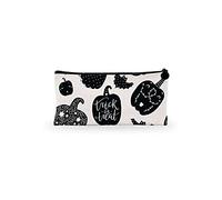 Bonamaison, Estuche de Lona con Cremallera para lápices, con impresión Digital, para Escuela, Bolsa de Lona para niños, niñas, 100% algodón, Unisex, 1 Unidad, 21 x 12 cm