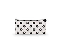 Bonamaison, Estuche de Lona con Cremallera para lápices, con impresión Digital, para Escuela, Bolsa de Lona para niños, niñas, 100% algodón, Unisex, 1 Unidad, 21 x 12 cm