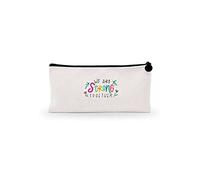 Bonamaison Estuche Escolar de Lona con Cremallera para lápices, con impresión Digital, Cartuchera Escolar para niños, niñas, 100% algodón, Unisex, 1 Unidad, 21 x 12 cm