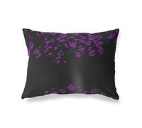 BonaMaison Fundas para Cojínes, Morado-Negro Funda de Almohada para Sofá Coche Silla Oficina Cama Decorativa Moderna Decoración del Hogar, 35x50 Cm - Diseñado y Fabricado en Turquía