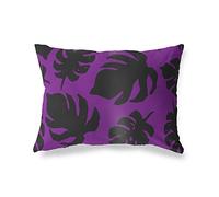 BonaMaison Fundas para Cojínes, Morado-Negro Funda de Almohada para Sofá Coche Silla Oficina Cama Decorativa Moderna Decoración del Hogar, 35x50 Cm - Diseñado y Fabricado en Turquía