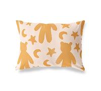 BonaMaison Fundas para Cojínes, Naranja-Blanco Apagado Funda de Almohada para Sofá Coche Silla Oficina Cama Decorativa Moderna Decoración del Hogar, 35x50 Cm - Diseñado y Fabricado en Turquía