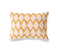 BonaMaison Fundas para Cojínes, Naranja-Blanco Apagado Funda de Almohada para Sofá Coche Silla Oficina Cama Decorativa Moderna Decoración del Hogar, 45x60 Cm - Diseñado y Fabricado en Turquía