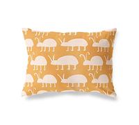 BonaMaison Fundas para Cojínes, Naranja-Blanco Apagado Funda de Almohada para Sofá Coche Silla Oficina Cama Decorativa Moderna Decoración del Hogar, 45x60 Cm - Diseñado y Fabricado en Turquía