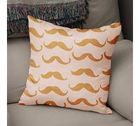 BonaMaison Fundas para Cojínes, Naranja y Blanco Roto Funda de Almohada Elegante y Suave para Decorativa Moderna Decoración del Hogar Habitación, 50x50 Cm - Diseñado y Fabricado en Turquía