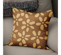 BonaMaison Fundas para Cojínes, Tonos Marrones Funda de Almohada Silla Oficina Cama Decorativa Moderna Decoración del Hogar Habitación, 43x43 Cm - Diseñado y Fabricado en Turquía