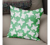BonaMaison Fundas para Cojínes, Verde petróleo y Blanco Funda de Almohada Silla Oficina Cama Decorativa Moderna Decoración del Hogar Habitación, 43x43 Cm - Diseñado y Fabricado en Turquía