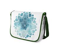 Bonamaison Impresas digitalmente Bolsos de Escuela Messenger con Correa de Caqui para niñas y jóvenes, Bolso Bandolera para Estudiantes, tamaño: 29 x 36 cm