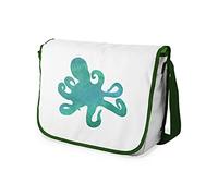Bonamaison Impresas digitalmente Bolsos de Escuela Messenger con Correa de Caqui para niñas y jóvenes, Bolso Bandolera para Estudiantes, tamaño: 29 x 36 cm