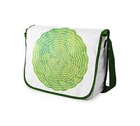 Bonamaison Impresas digitalmente Bolsos de Escuela Messenger con Correa de Caqui para niñas y jóvenes, Bolso Bandolera para Estudiantes, tamaño: 29 x 36 cm