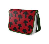 Bonamaison Impresas digitalmente Bolsos de Escuela Messenger con Correa de Caqui para niñas y jóvenes, Bolso Bandolera para Estudiantes, tamaño: 29 x 36 cm