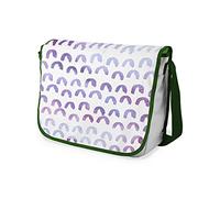 Bonamaison Impresas digitalmente Bolsos de Escuela Messenger con Correa de Caqui para niñas y jóvenes, Bolso Bandolera para Estudiantes, tamaño: 29 x 36 cm