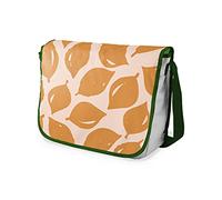 Bonamaison Impresas digitalmente Bolsos de Escuela Messenger con Correa de Caqui para niñas y jóvenes, Bolso Bandolera para Estudiantes, tamaño: 29 x 36 cm