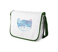 Bonamaison Impresas digitalmente Bolsos de Escuela Messenger con Correa de Caqui para niñas y jóvenes, Bolso Bandolera para Estudiantes, Nuevo en la Escuela, tamaño: 29 x 36 cm