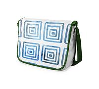 Bonamaison Impresas digitalmente Bolsos de Escuela Messenger con Correa de Caqui para niñas y jóvenes, Bolso Bandolera para Estudiantes, tamaño: 29 x 36 cm