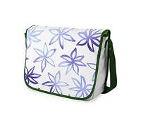 Bonamaison Impresas digitalmente Bolsos de Escuela Messenger con Correa de Caqui para niñas y jóvenes, Bolso Bandolera para Estudiantes, tamaño: 29 x 36 cm