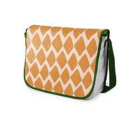 Bonamaison Impresas digitalmente Bolsos de Escuela Messenger con Correa de Caqui para niñas y jóvenes, Bolso Bandolera para Estudiantes, tamaño: 29 x 36 cm