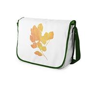 Bonamaison Impresas digitalmente Bolsos de Escuela Messenger con Correa de Caqui para niñas y jóvenes, Bolso Bandolera para Estudiantes, tamaño: 29 x 36 cm