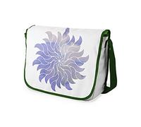 Bonamaison Impresas digitalmente Bolsos de Escuela Messenger con Correa de Caqui para niñas y jóvenes, Bolso Bandolera para Estudiantes, tamaño: 29 x 36 cm