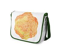 Bonamaison Impresas digitalmente Bolsos de Escuela Messenger con Correa de Caqui para niñas y jóvenes, Bolso Bandolera para Estudiantes, tamaño: 29 x 36 cm