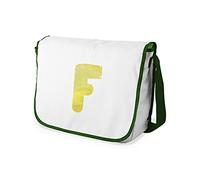 Bonamaison Impresas digitalmente Bolsos de Escuela Messenger con Correa de Caqui para niñas y jóvenes, Bolso Bandolera para Estudiantes, tamaño: 29 x 36 cm