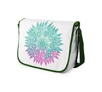 Bonamaison Impresas digitalmente Bolsos de Escuela Messenger con Correa de Caqui para niñas y jóvenes, Bolso Bandolera para Estudiantes, tamaño: 29 x 36 cm