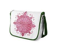 Bonamaison Impresas digitalmente Bolsos de Escuela Messenger con Correa de Caqui para niñas y jóvenes, Bolso Bandolera para Estudiantes, tamaño: 29 x 36 cm