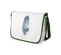 Bonamaison Impresas digitalmente Bolsos de Escuela Messenger con Correa de Caqui para niñas y jóvenes, Bolso Bandolera para Estudiantes, tamaño: 29 x 36 cm