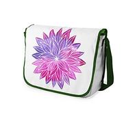 Bonamaison Impresas digitalmente Bolsos de Escuela Messenger con Correa de Caqui para niñas y jóvenes, Bolso Bandolera para Estudiantes, tamaño: 29 x 36 cm