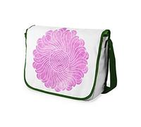 Bonamaison Impresas digitalmente Bolsos de Escuela Messenger con Correa de Caqui para niñas y jóvenes, Bolso Bandolera para Estudiantes, tamaño: 29 x 36 cm