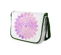 Bonamaison Impresas digitalmente Bolsos de Escuela Messenger con Correa de Caqui para niñas y jóvenes, Bolso Bandolera para Estudiantes, tamaño: 29 x 36 cm