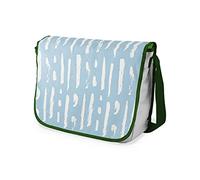 Bonamaison Impresas digitalmente Bolsos de Escuela Messenger con Correa de Caqui para niñas y jóvenes, Bolso Bandolera para Estudiantes, Nuevo en la Escuela, tamaño: 29 x 36 cm
