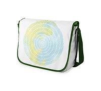 Bonamaison Impresas digitalmente Bolsos de Escuela Messenger con Correa de Caqui para niñas y jóvenes, Bolso Bandolera para Estudiantes, tamaño: 29 x 36 cm