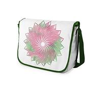 Bonamaison Impresas digitalmente Bolsos de Escuela Messenger con Correa de Caqui para niñas y jóvenes, Bolso Bandolera para Estudiantes, tamaño: 29 x 36 cm