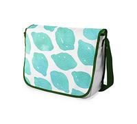 Bonamaison Impresas digitalmente Bolsos de Escuela Messenger con Correa de Caqui para niñas y jóvenes, Bolso Bandolera para Estudiantes, tamaño: 29 x 36 cm