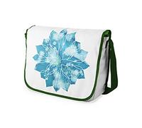 Bonamaison Impresas digitalmente Bolsos de Escuela Messenger con Correa de Caqui para niñas y jóvenes, Bolso Bandolera para Estudiantes, tamaño: 29 x 36 cm