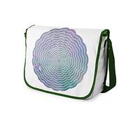 Bonamaison Impresas digitalmente Bolsos de Escuela Messenger con Correa de Caqui para niñas y jóvenes, Bolso Bandolera para Estudiantes, tamaño: 29 x 36 cm