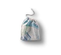 Bonamaison Impreso Algodón Bolsas con Cordón, Bolsa con Cordel para el Hogar y el Almacenamiento de Verduras, Bolso de Compras, Plegable, Ecologica, Reutilizables, Tamaño: 20x30 Cm