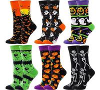 BONANGEL Calcetines de Vestir Divertidos para Mujer, Divertidos y Novedosos Calcetines de Algodón Coloridos con Animales Lindos, Cumpleaños Halloween Regalo para Mujer Niña Mamá