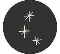 Bonateks, Alfombrilla Redonda Impresa Digital, Base Antideslizante, para Oficina y hogar, diámetro: 22 cm