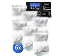 BonAura® AirOne - Recambio para deshumidificador (6 unidades, 680 g, granulado para deshumidificador, para viviendas, protección contra moho y olores