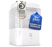 BonAura® Deshumidificador sin electricidad - Deshumidificador para sótano, baño, etc. - 680 g - Paquete de recambio incluido - Deshumidificador y deshumidificador granulado en el set - Protección