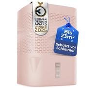 BonAura Deshumidificador sin electricidad - Deshumidificador para sótano, baño, etc. - 680 g - Paquete de recambio incluido - Deshumidificador y deshumidificador granulado en el set - Protección