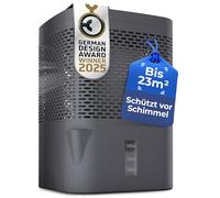 BonAura® Deshumidificador sin electricidad - Deshumidificador para sótano, baño, etc. - 680 g - Paquete de recambio incluido - Deshumidificador y deshumidificador granulado en el set - Protección