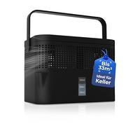 BonAura Deshumidificador sin electricidad - Deshumidificador para sótano, baño, etc. - 980 g - Paquete de recambio incluido - Deshumidificador y deshumidificador granulado en el set - Protección