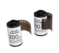 Bonbela 2 Rollo de 35 Mm Película en Color de la Cámara 12 Hojas Cada Filina Negativa de Color Vintage de la Cámara ISO 200 HD para 135