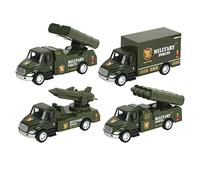 Bonbela 4 unidades de vehículos blindados de aleación con 2 placas de carretera para